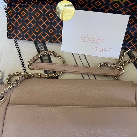 Tory Burch Whipstitch Bag Light Pink barely used. Like new with bag. - Picture 4 of 12